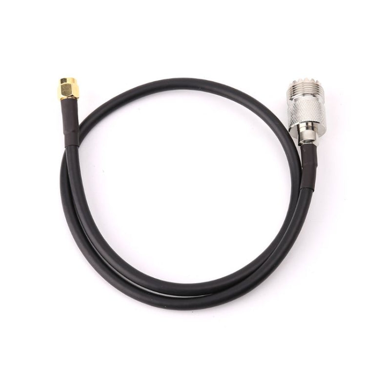 RG58 UHF Female to SMA Male Connecting Cable, Length: 50cm, Length: 50cm RG58 UHF Female to SMA Male Connecting Cable, Length: 50cm, Length: 50cm